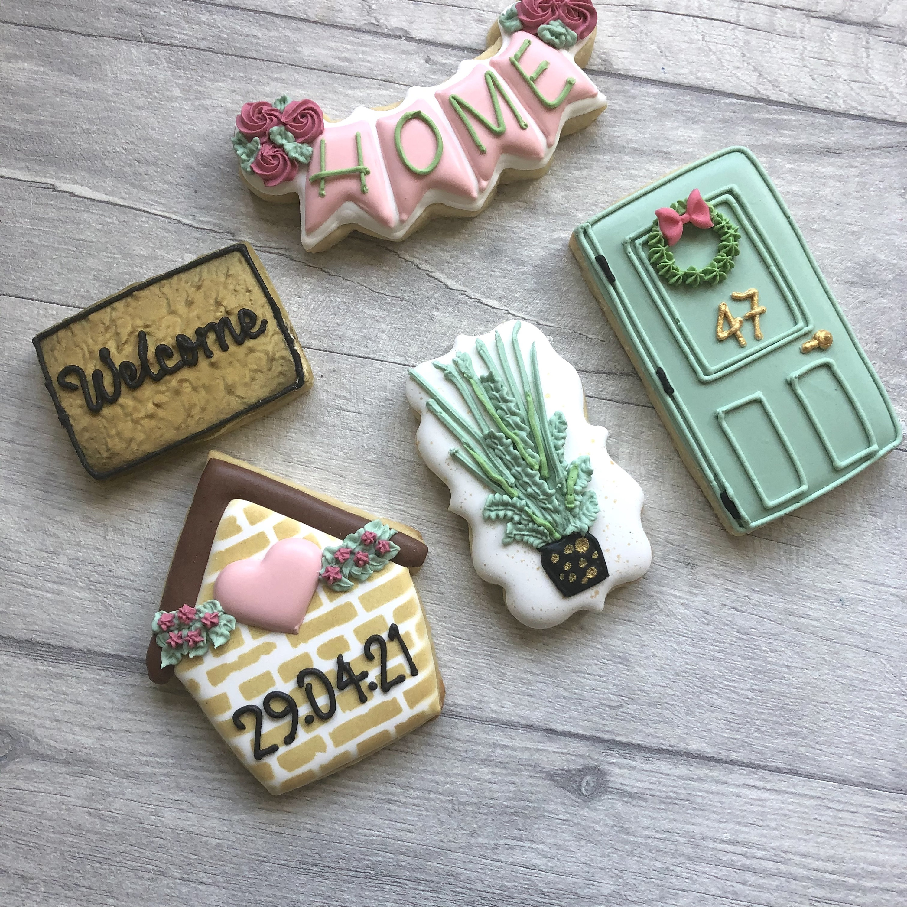 New Home Biscuits Housewarming Gift Biscuit Cookie Gift Etsy