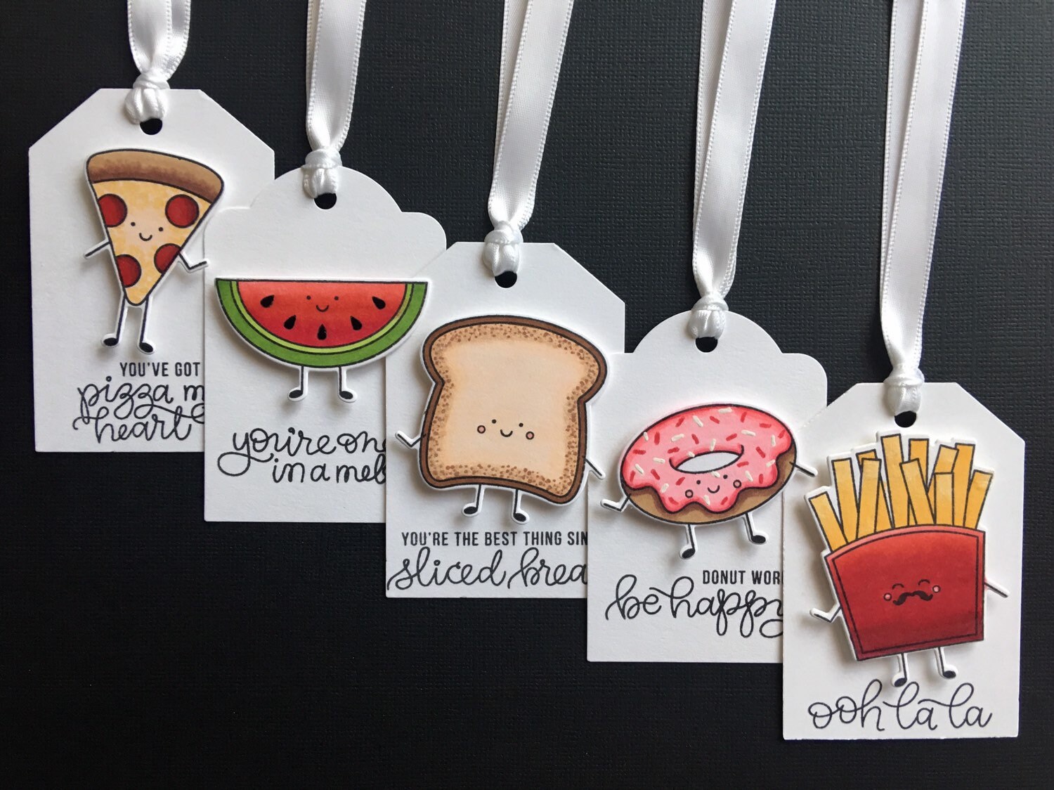 Gift Tags Funny Food set of 5 Etsy