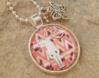 Collection white cat necklace