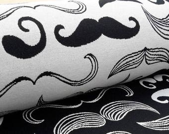 Fabric 50cm x 140cm - mustache