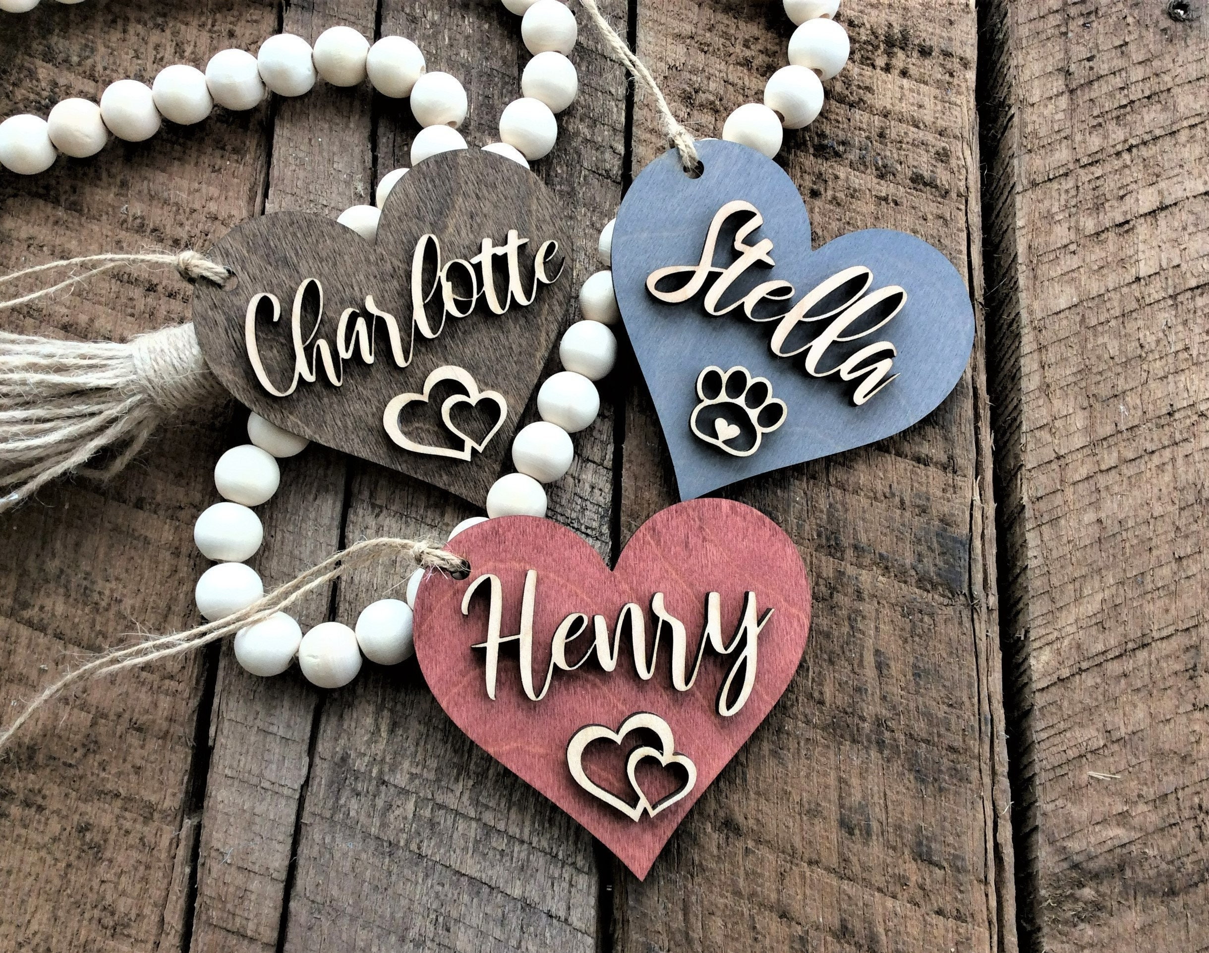 Personalized Heart Tag Wood Gift Tags Valentine's Day - Etsy Personalized Heart Tag Wood Gift Tags Valentine's Day - Etsy