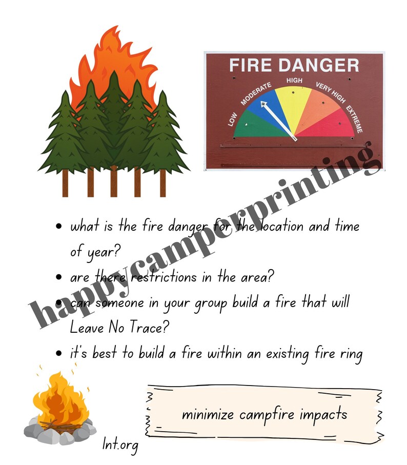 Leave No Trace Printable Guide, 8 Page Flyer Leave No Trace Pdf ...