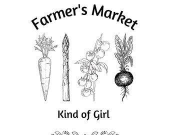 Farmers Market Shirt Design, Market SVG PNG (Digital Download)