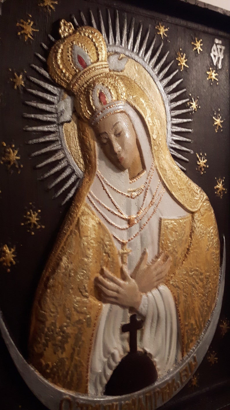 Our Lady Of The Gate Of Dawn Icon of the Our Lady of the Gate of Dawn | Etsy