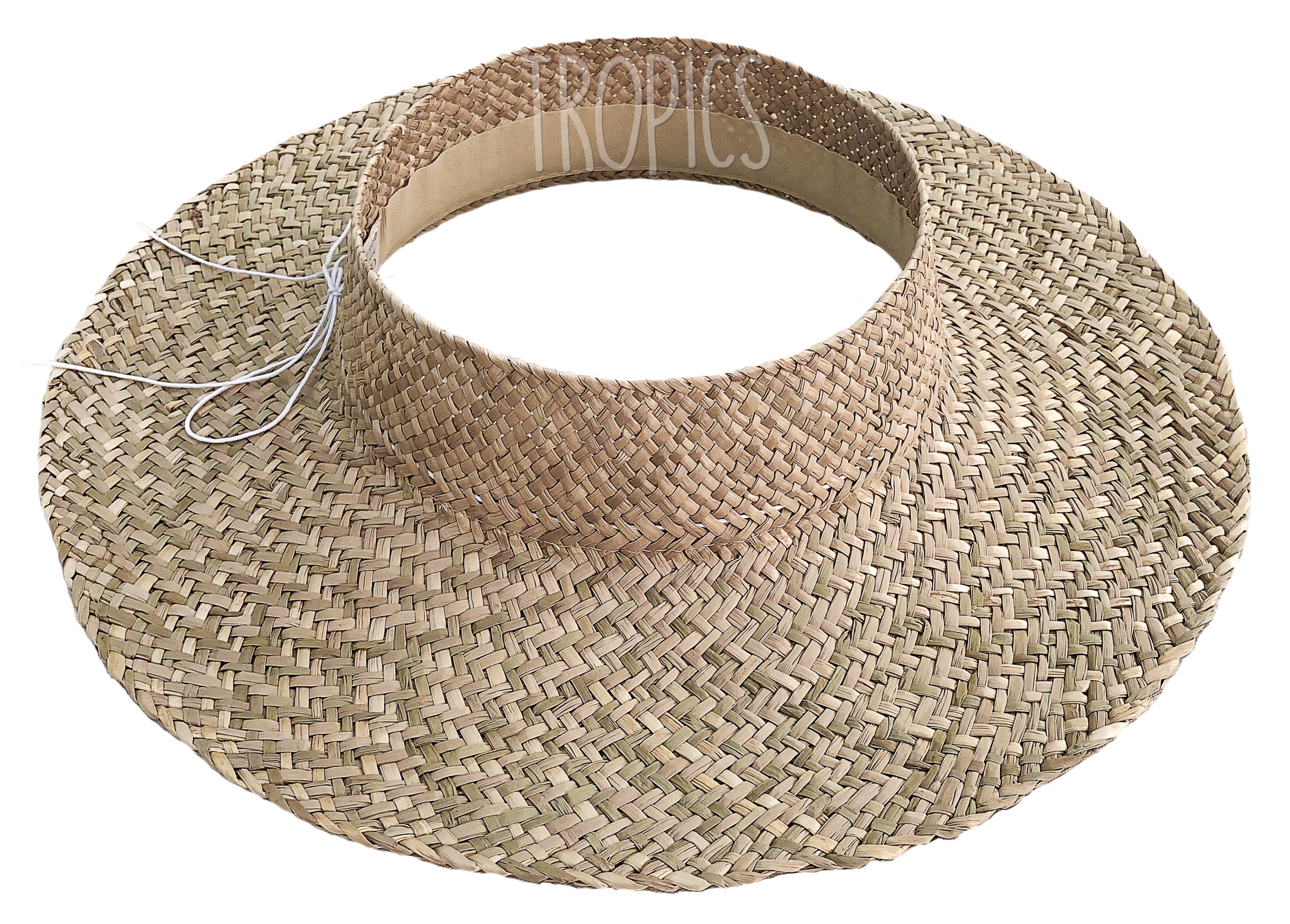 Wide Brim Crownless Pāpale // 