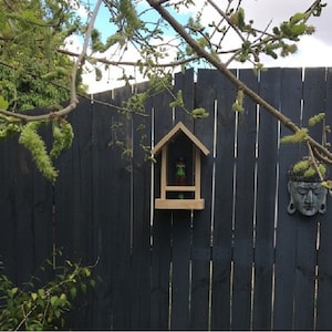 Wooden Bird Feeder