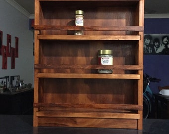 Wooden Spice Rack.