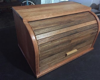 Large Roll top Bread Box