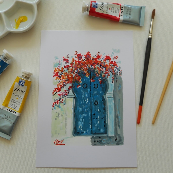 Gouache Painting Etsy