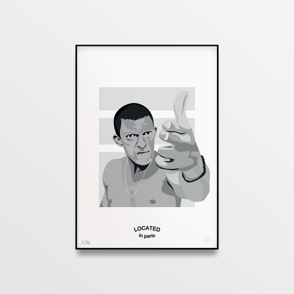 Affiche La Haine, Limited Edition - Poster, Illustration, Art Print - Premiere Base