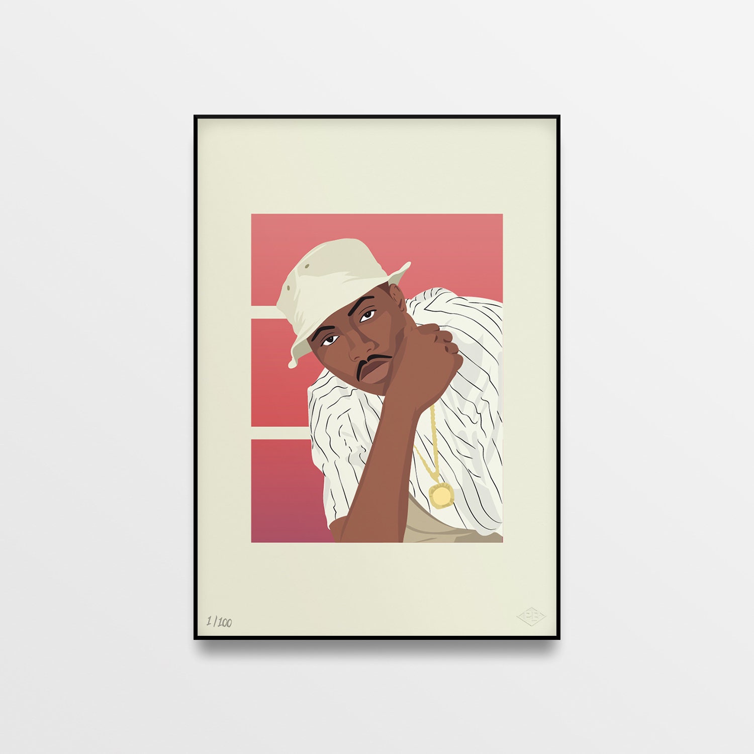 Nas, Limited Edition Art Print. Premiere Base