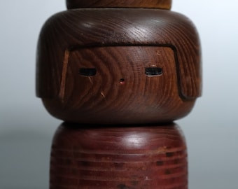 Vintage Japanese Kokeshi Doll by Yamanaka Sanpei | 16 cm / 6.3 in