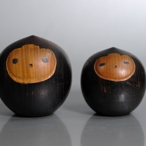 創作こけし 木彫り 人形 山中三平　伝統工芸品　美術品　生前整理　昭和レトロ 山永三平作 ヴィンテージ創作こけし人形｜伝統的な手描き木彫り｜日本