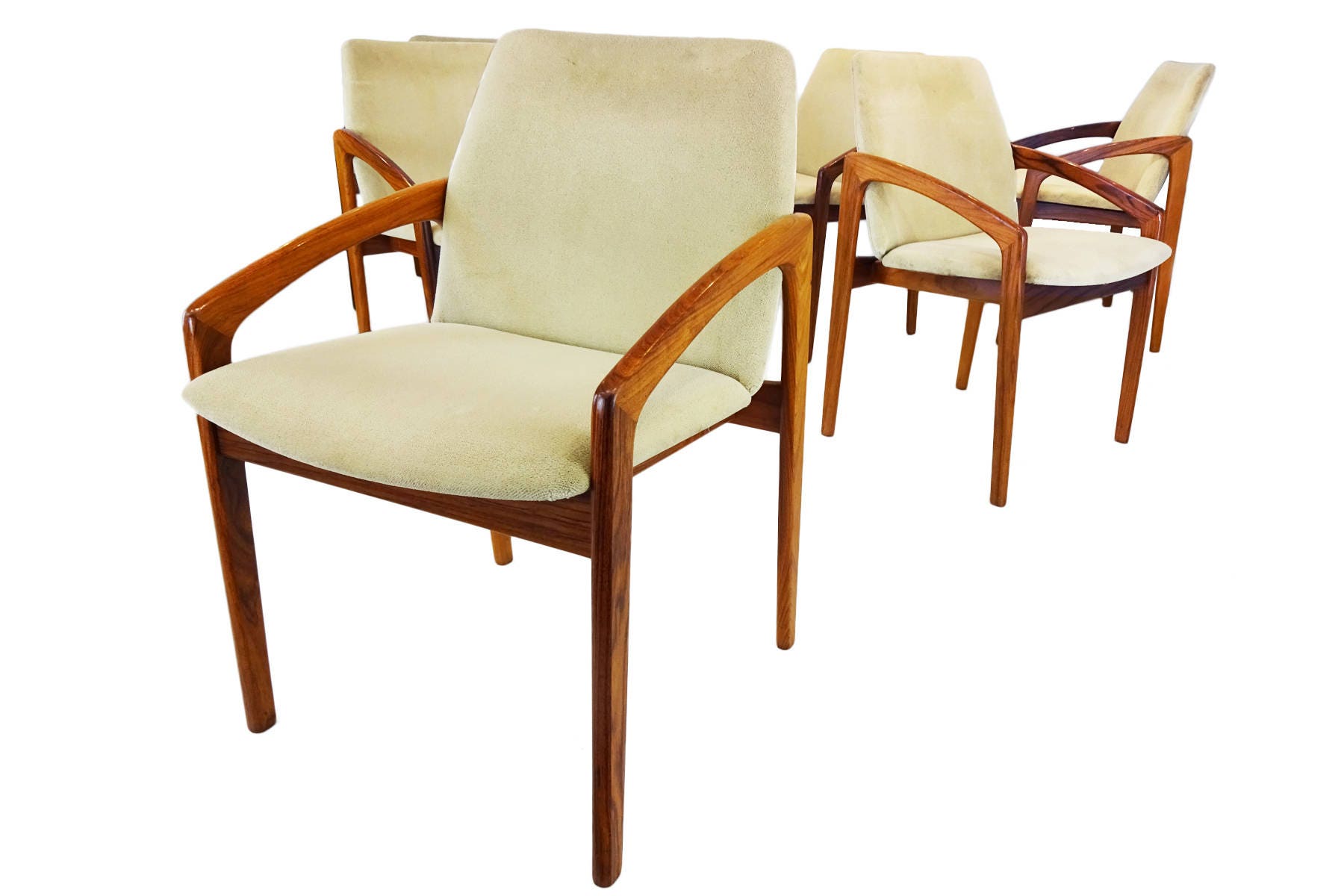 Danish Mid Century carver dining chairs by Kai Kristiansen ...