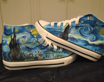 van gogh sunflower converse