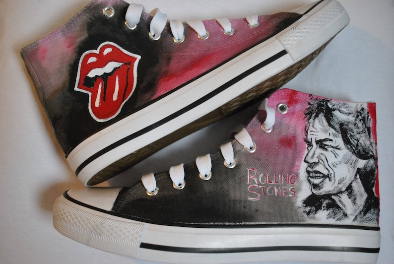 converse the rolling stones