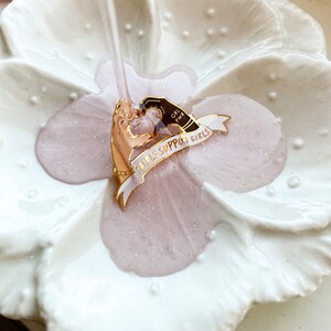 Girls Support Girls Enamel Pin, Feminist Enamel Pins, International ...