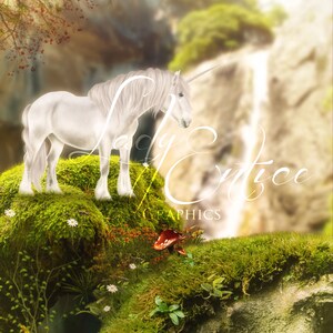 Magical | Fantasy | Pony | Unicorn | Composite | Pre Made | Background | Backdrop |