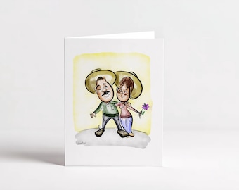 Hand-Drawn Greeting Card, Birthday Card, Gift card – Printable, Instant download (PDF, JPG, PNG)