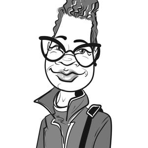 Karikatur vom Foto / Karikatur Porträt / Kundenzeichnung / Illustration / Personalisierte Zeichnung / Kundenspezifisches Geschenk / Geburtstagsgeschenk