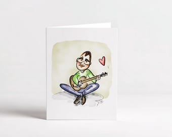 Hand-Drawn Greeting Card, Birthday Card, Gift card – Printable, Instant download (PDF, JPG, PNG)