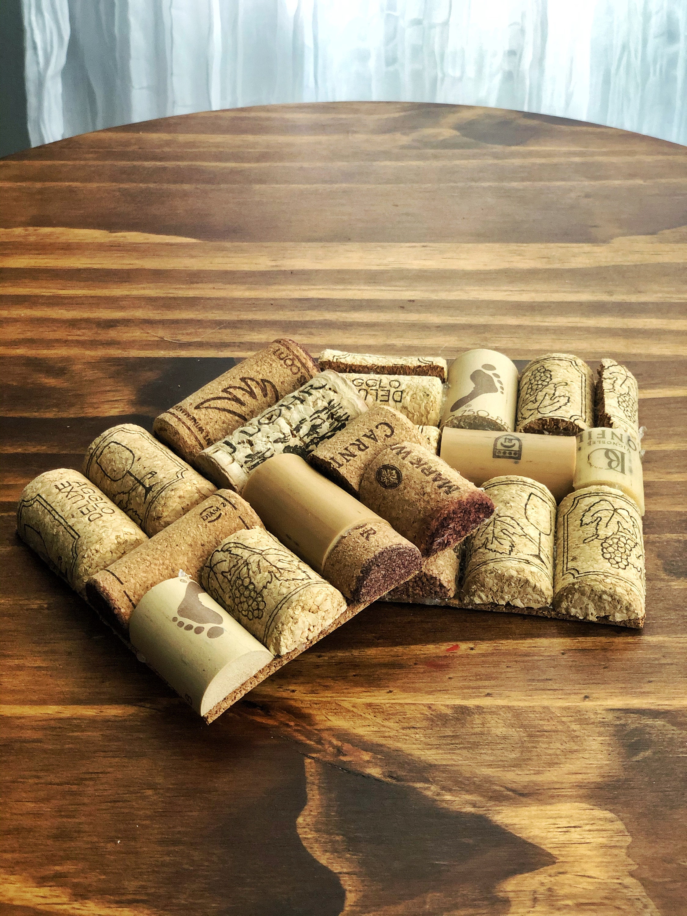 Wine Cork Coaster, Recycled Wine Cork, Wine Drinker Gift, Upcycled