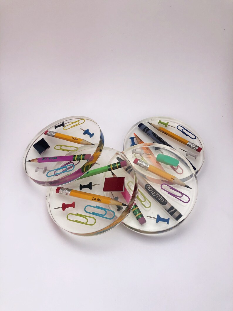 Teacher Gifts Teacher Coaster Resin Coaster Back to School Etsy