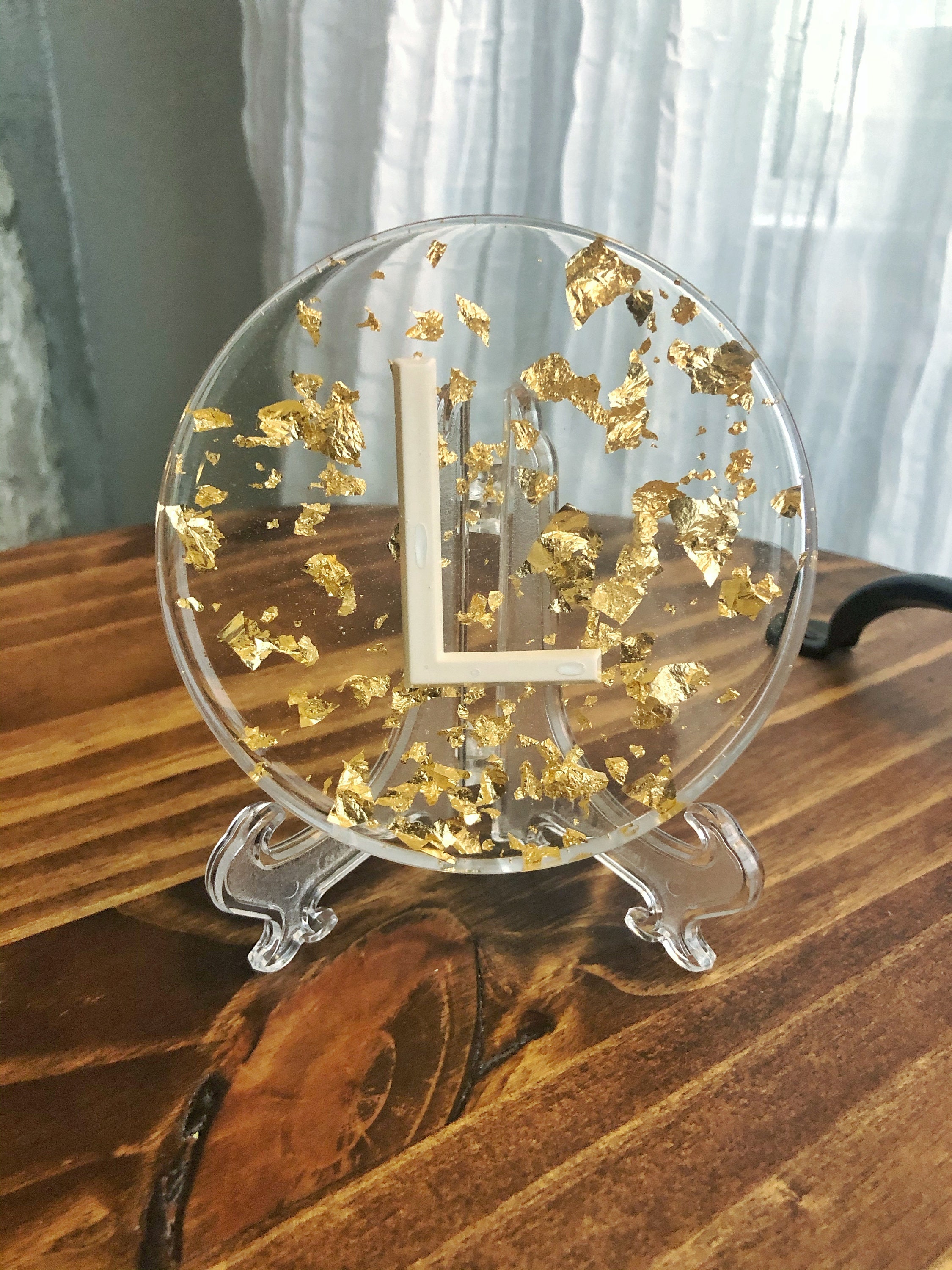 Custom Single Resin Coaster / Personalized Resin Coaster / Custom Gift