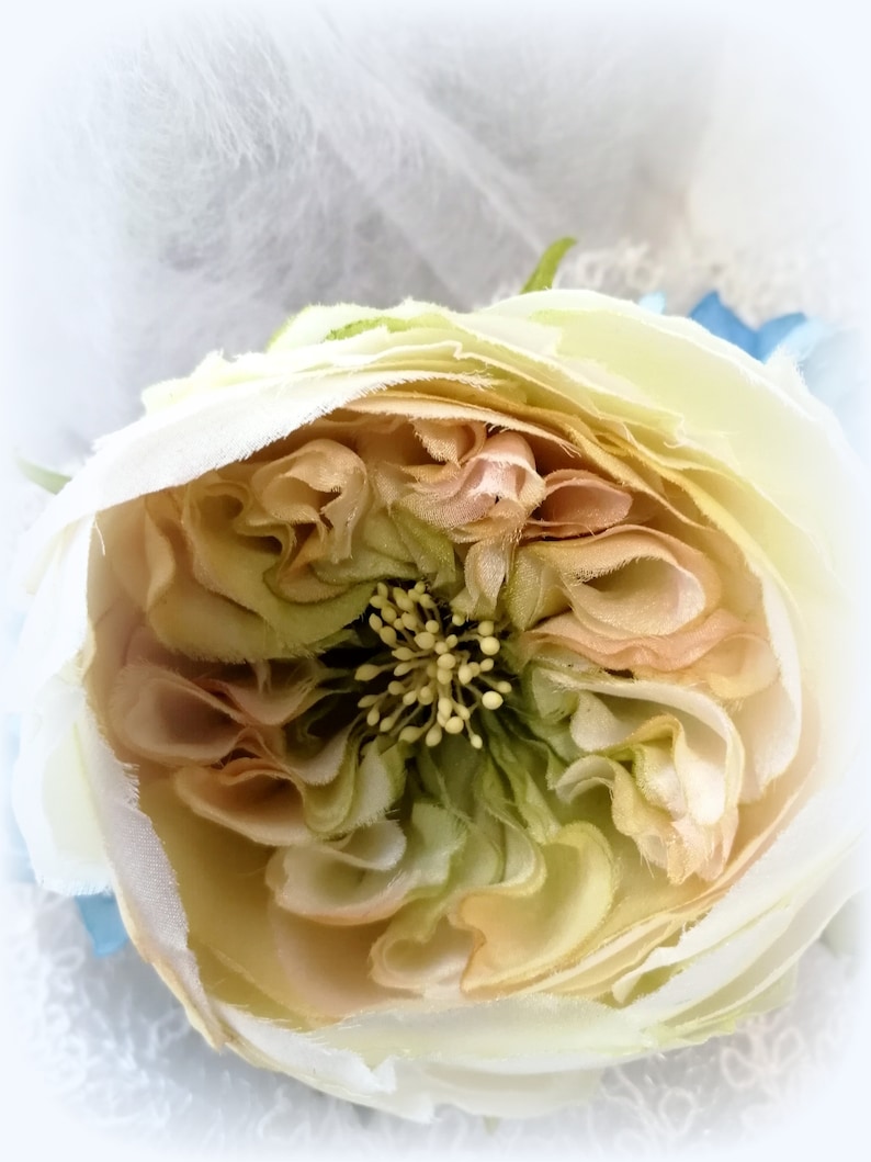 Flower hair comb Pastel flower Bridal Spring bridal Flower comb Decorative hair comb Flower crown Silk flowers Floral hair comb Special day