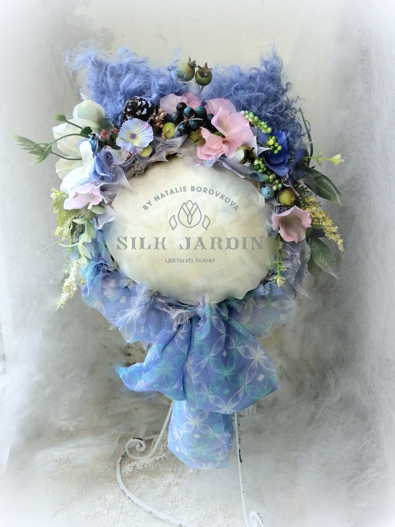 floral baby bonnet
