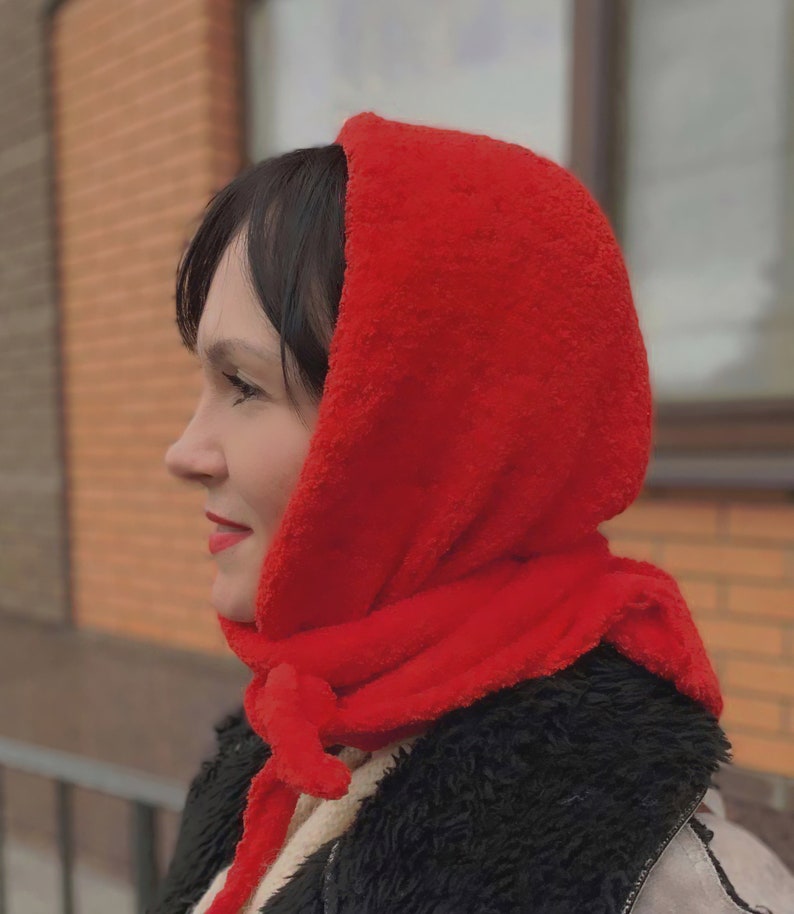 Unique women accessories Winter gift for her Head scarf for winter