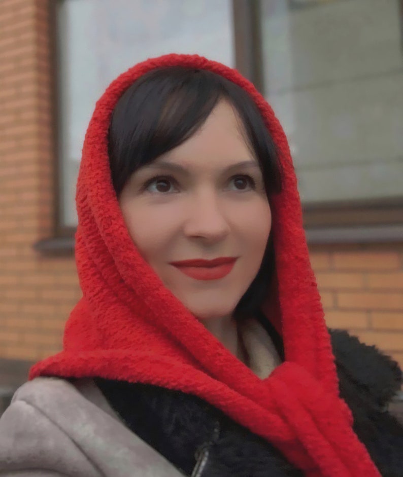 Unique women accessories Winter gift for her Head scarf for winter