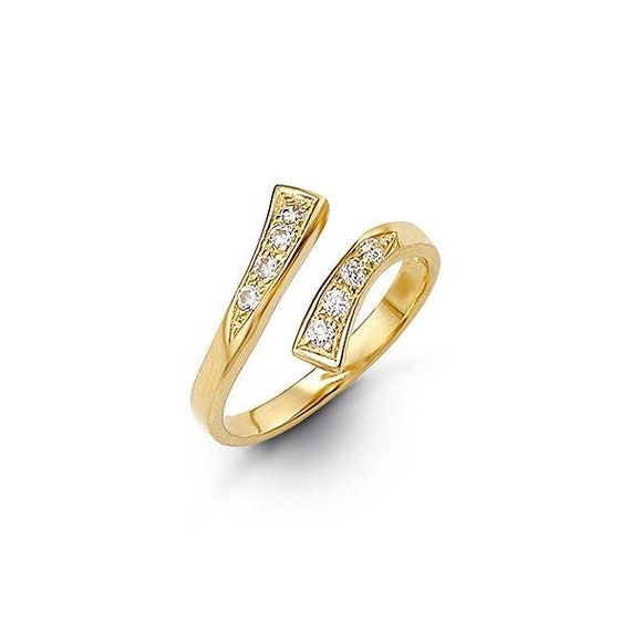 Handcrafted 10K Yellow Gold Toe Ring With Pebble Design Style 7003 Elegant and Adjustable Foot Jewelry Etsy Canada