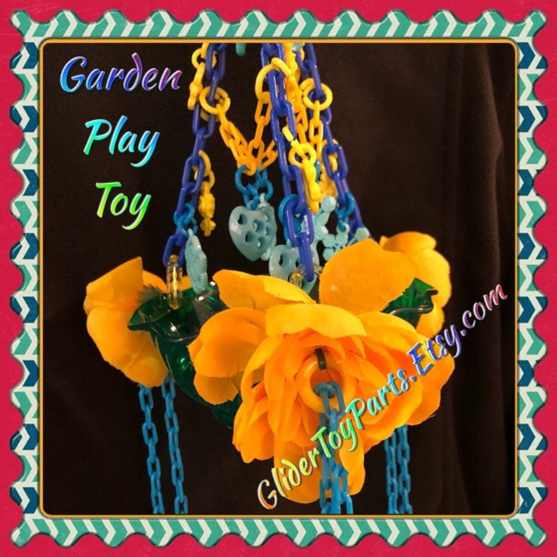 Toy Kit #6 Garden Play for Sugar Glider /& Bird Toys