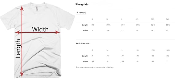 Santa Cruz Size Chart Clothing