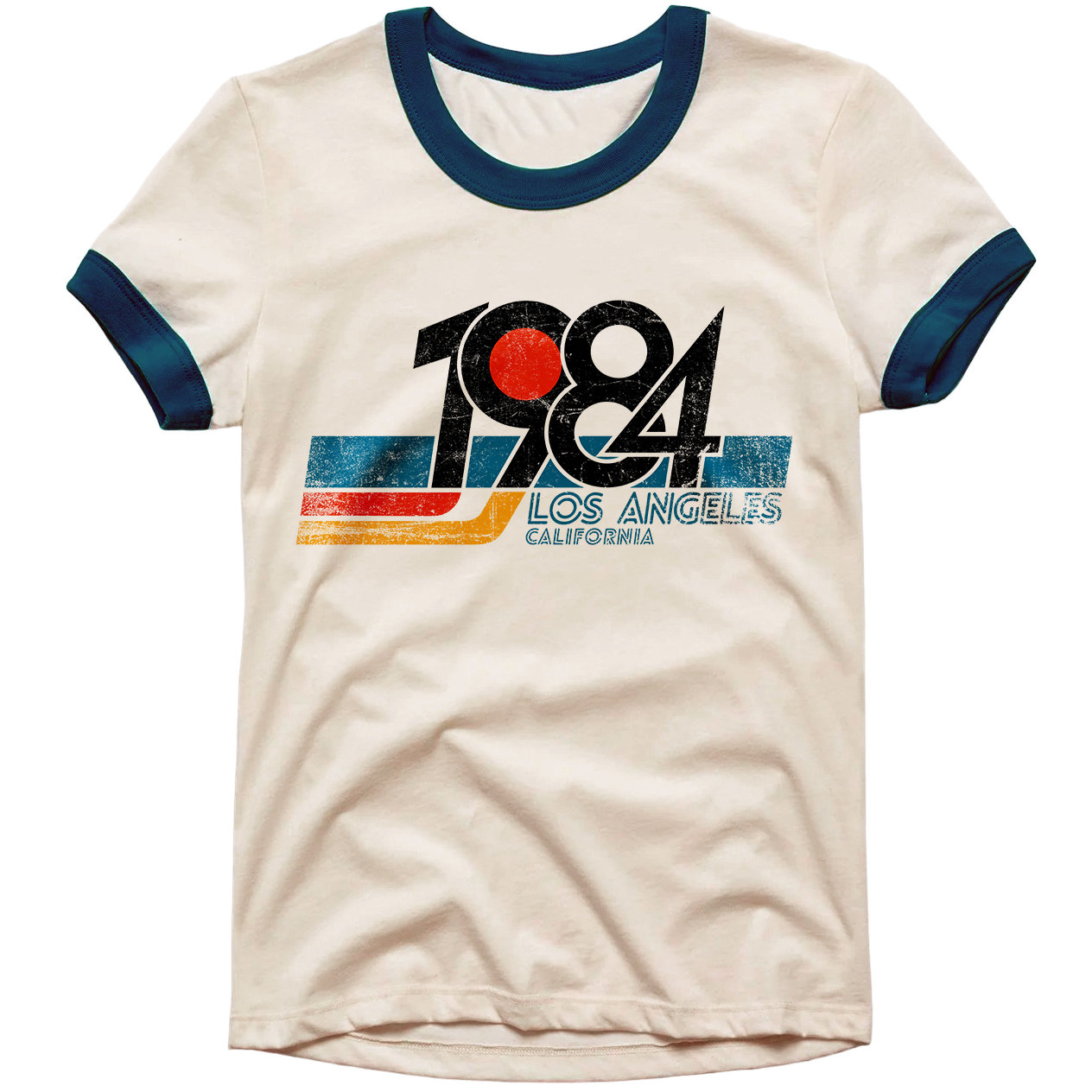 Vintage 70s Class of 71 Ringer Hippie T-shirt Mens L Deadstock Neon  Sportswear