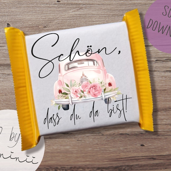 Schön Dass Du Da Bist Geschenk Banderole schön dass du da bist - Etsy.de