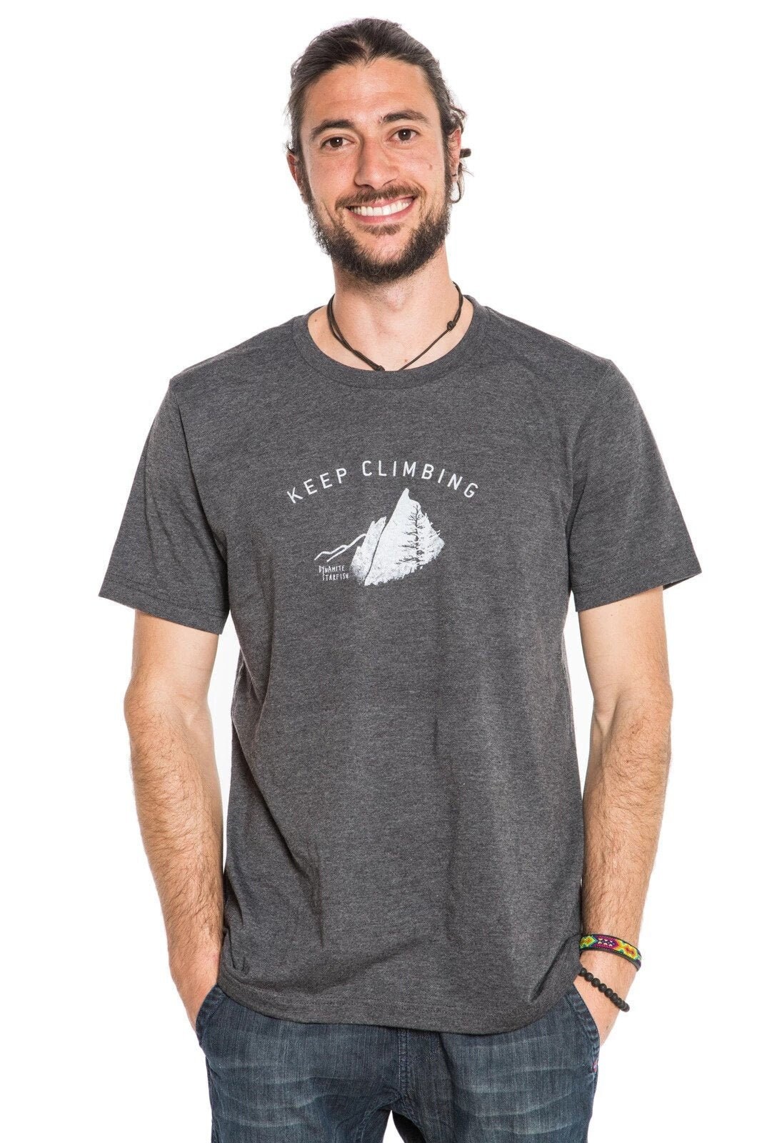 Keep Climbing shirt grey tee rock climbing tshirt hiking shirt Etsy