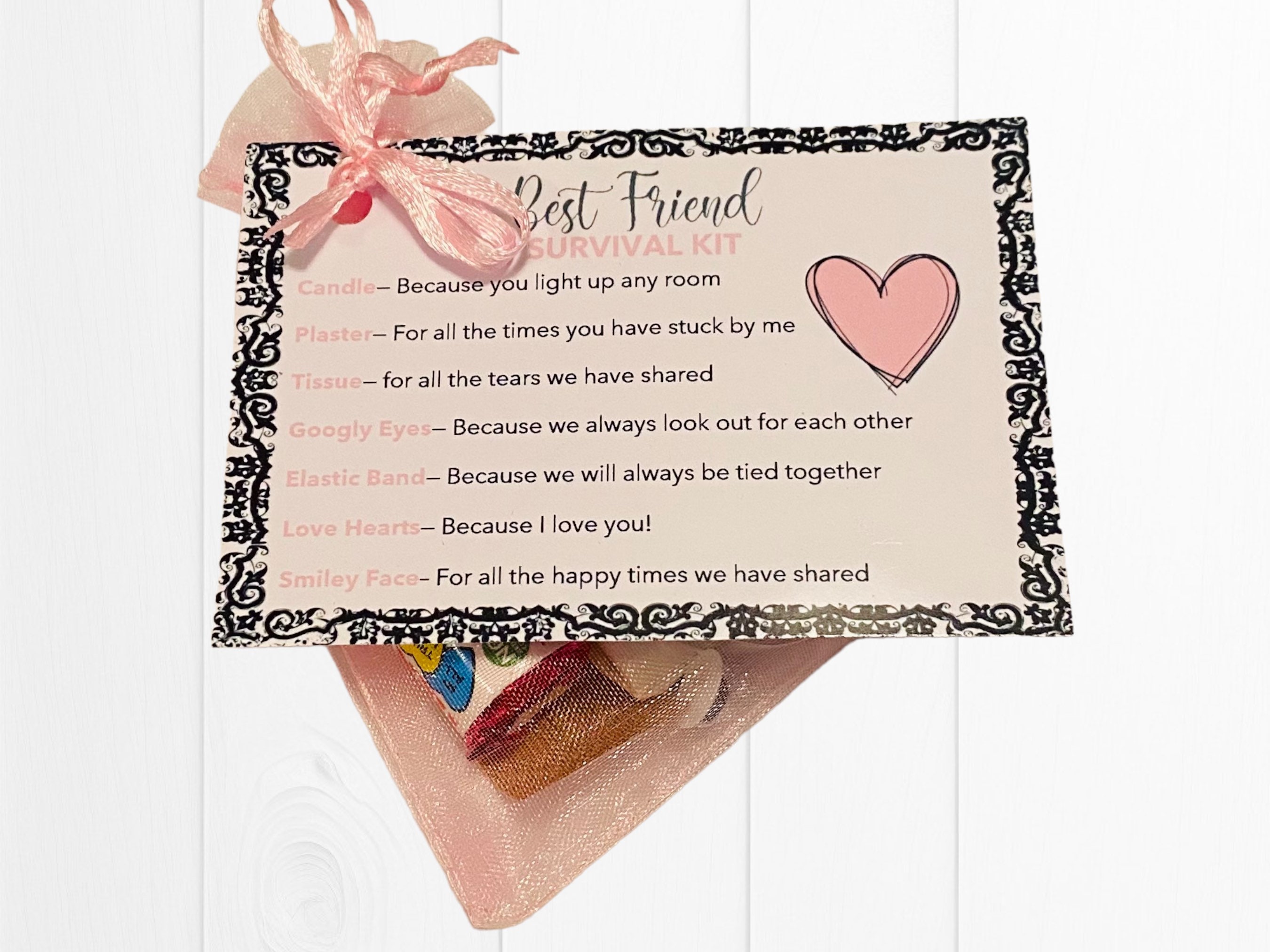 Best Friend Survival Kit Novelty Keepsake Unique Birthday Etsy UK
