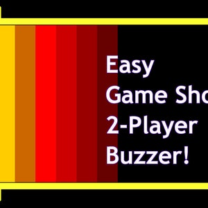 Easy 2-Player Game Show Buzzer Software for Windows | Host Your Own Game Show! | Great for &quot;Family Feud&quot; Style Games!
