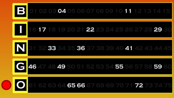 Vuilnisbak overstroming nooit Bingo Calling Board Software voor Windows Gebruik uw tablet - Etsy Nederland