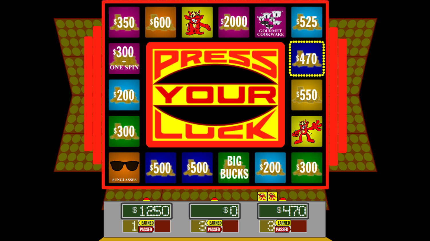 Press Your Luck Game Show Presentation Software for Windows Host Your