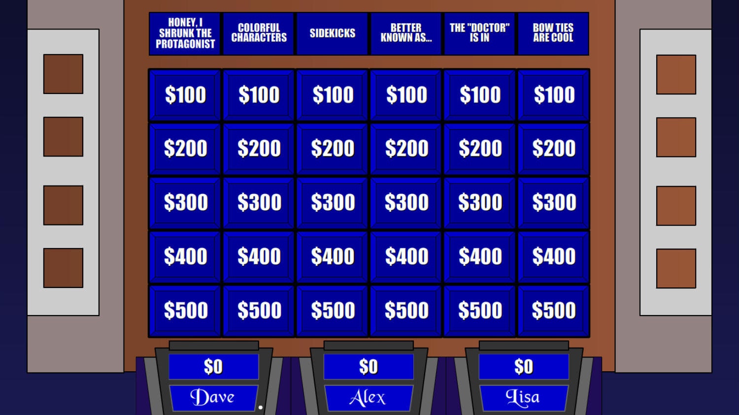 Jeopardy: Game Show Presentation Software for Windows Host Your Own 