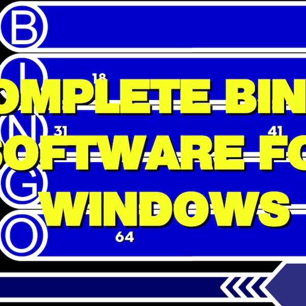 Bingo Software für Windows | Veranstalten Sie Ihr eigenes Bingo Spiel!