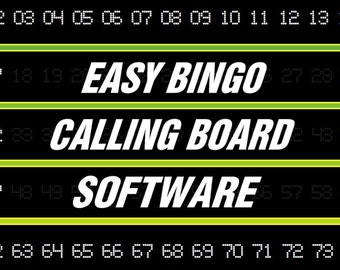 Bingo Calling Board Software for Windows | Use your Tablet or Laptop and Connect to your Television!
