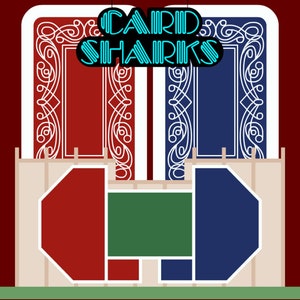 Card Sharks-scorebord: software voor de presentatie van spelshows voor Windows | Organiseer je eigen spelshow!