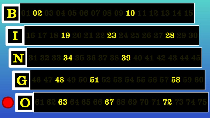 Bingo Calling Board Software for Windows Use your Tablet or Laptop and Connect to your Television Physical Copy Included image 2