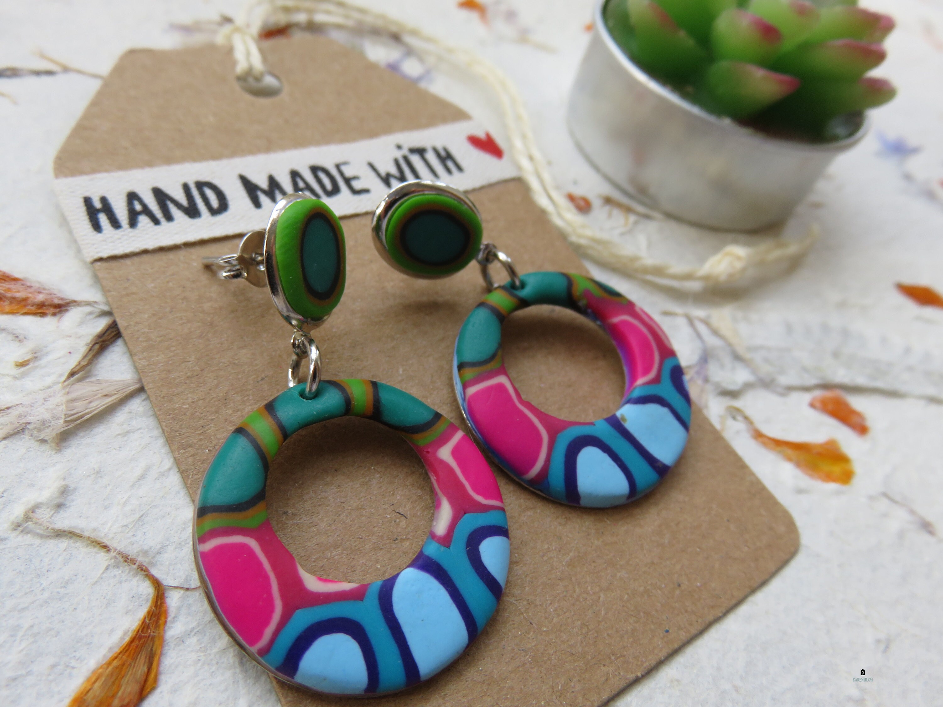 Earring Bubbles Etsy