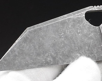 Custom CPM MagnaCut re-Blade for a Spyderco MicroJimbo: USA Made GershBlades