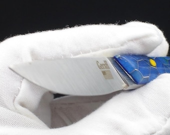 Custom CPM MagnaCut re-Blade for a Spyderco MicroJimbo: USA Made GershBlades